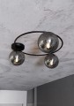 Lampa sufitowa SOPRA 3 BLACK/GRAFIT