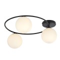Lampa sufitowa SOPRA 3 BLACK/OPAL