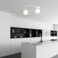 Lampa sufitowa SOPRA 2 WHITE/OPAL