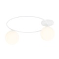 Lampa sufitowa SOPRA 2 WHITE/OPAL