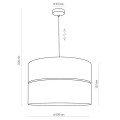 Lampa wisząca Hilton gold 4346 TK LIGHTING