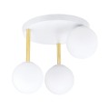 Lampa sufitowa DOLCE 3 WHITE/OPAL