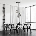 Lampa wisząca ASTRAL 3 BLACK/GRAFIT