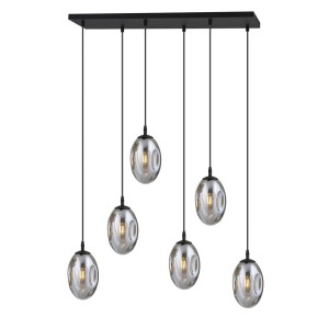 Lampa wisząca ASTRAL 6 BLACK/GRAFIT