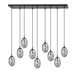 Lampa wisząca ASTRAL 9 BLACK/GRAFIT