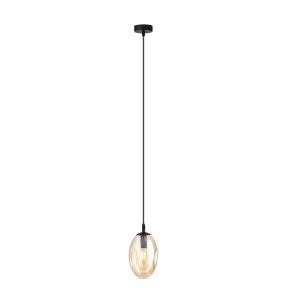 Lampa wisząca ASTRAL 1 BLACK/MIODOWY