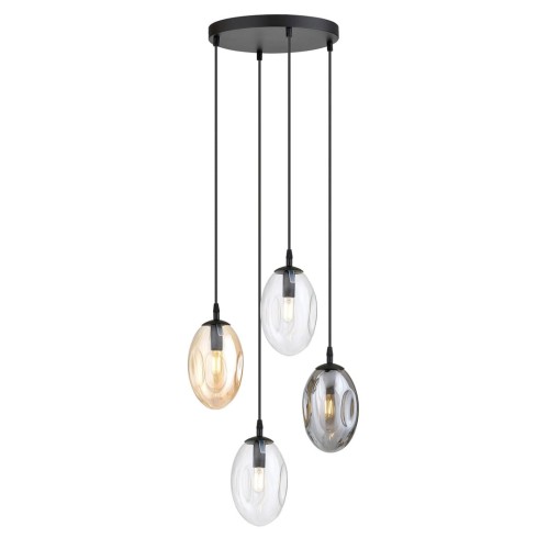 Lampa wisząca ASTRAL 4 BLACK/MIX