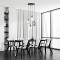 Lampa wisząca ASTRAL 4 BLACK/MIX