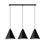 Lampa wisząca REBEL 3 BLACK/GOLD