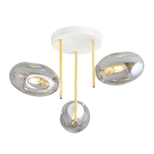 Lampa sufitowa ARGO 3 WHITE/GRAFIT