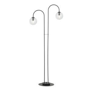 Lampa podłogowa ARCHI LP2 BLACK/TRANSPARENT