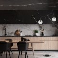 Lampa podłogowa ARCHI LP2 BLACK/TRANSPARENT