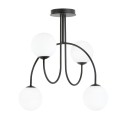 Lampa sufitowa ARCHI 4A BLACK/OPAL