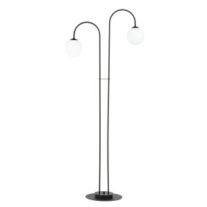 Lampa podłogowa ARCHI LP2 BLACK/OPAL