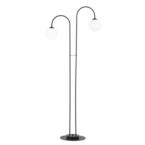 Lampa podłogowa ARCHI LP2 BLACK/OPAL