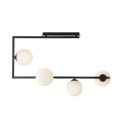 Lampa sufitowa SOMA 4 BLACK/OPAL