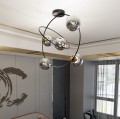 Lampa sufitowa STARDOM 5 BLACK/GRAFIT