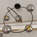 Lampa sufitowa STARDOM 5 BLACK/GRAFIT