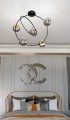 Lampa sufitowa STARDOM 5 BLACK/GRAFIT