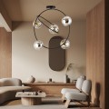 Lampa sufitowa STARDOM 5 BLACK/GRAFIT