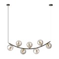 Lampa wisząca RITZ 7 BLACK/GRAFIT