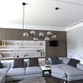 Lampa wisząca RITZ 7 BLACK/GRAFIT