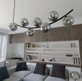 Lampa wisząca RITZ 7 BLACK/GRAFIT