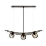 Lampa wisząca AURA 3 BLACK/GRAFIT