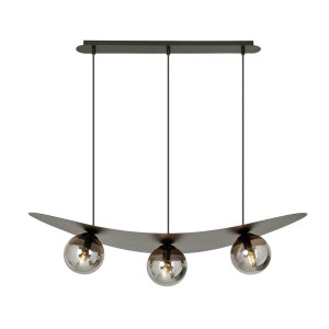 Lampa wisząca AURA 3 BLACK/GRAFIT