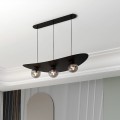 Lampa wisząca AURA 3 BLACK/GRAFIT