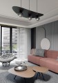 Lampa wisząca AURA 3 BLACK/GRAFIT