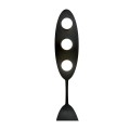 Lampa podłogowa AURA LP3 BLACK/OPAL