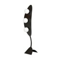 Lampa podłogowa AURA LP3 BLACK/OPAL