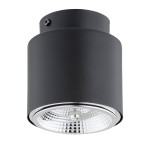 Lampa punktowa natynkowa NANO 1 BLACK