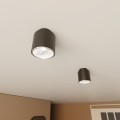 Lampa punktowa natynkowa NANO 1 BLACK