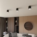 Lampa punktowa natynkowa NANO 1 BLACK