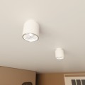 Lampa punktowa natynkowa NANO 1 WHITE