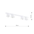 Lampa sufitowa NANO 4 WHITE