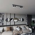 Lampa sufitowa FLASH 4 BLACK
