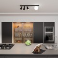 Lampa sufitowa BASTER 4 BLACK