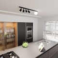 Lampa sufitowa BASTER 5 BLACK