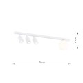 Lampa sufitowa BASTER 4 WHITE