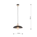 Lampa wisząca KOBE 1 BLACK