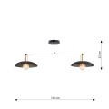 Lampa sufitowa SPIRIT 2 BLACK