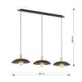 Lampa wisząca SPIRIT 3 BLACK