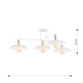 Lampa sufitowa SPIRIT 4 WHITE