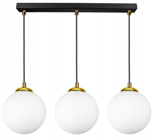 Lampa Wisząca 3-punktowa MILO BLACK GOLD #865