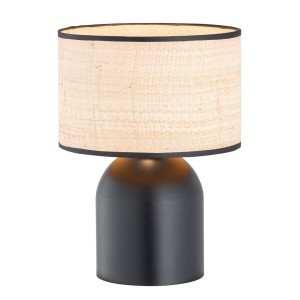 Lampa stołowa ASPEN LN1 BLACK/RATTAN
