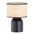 Lampa stołowa ASPEN LN1 BLACK/RATTAN