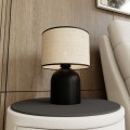 Lampa stołowa ASPEN LN1 BLACK/RATTAN